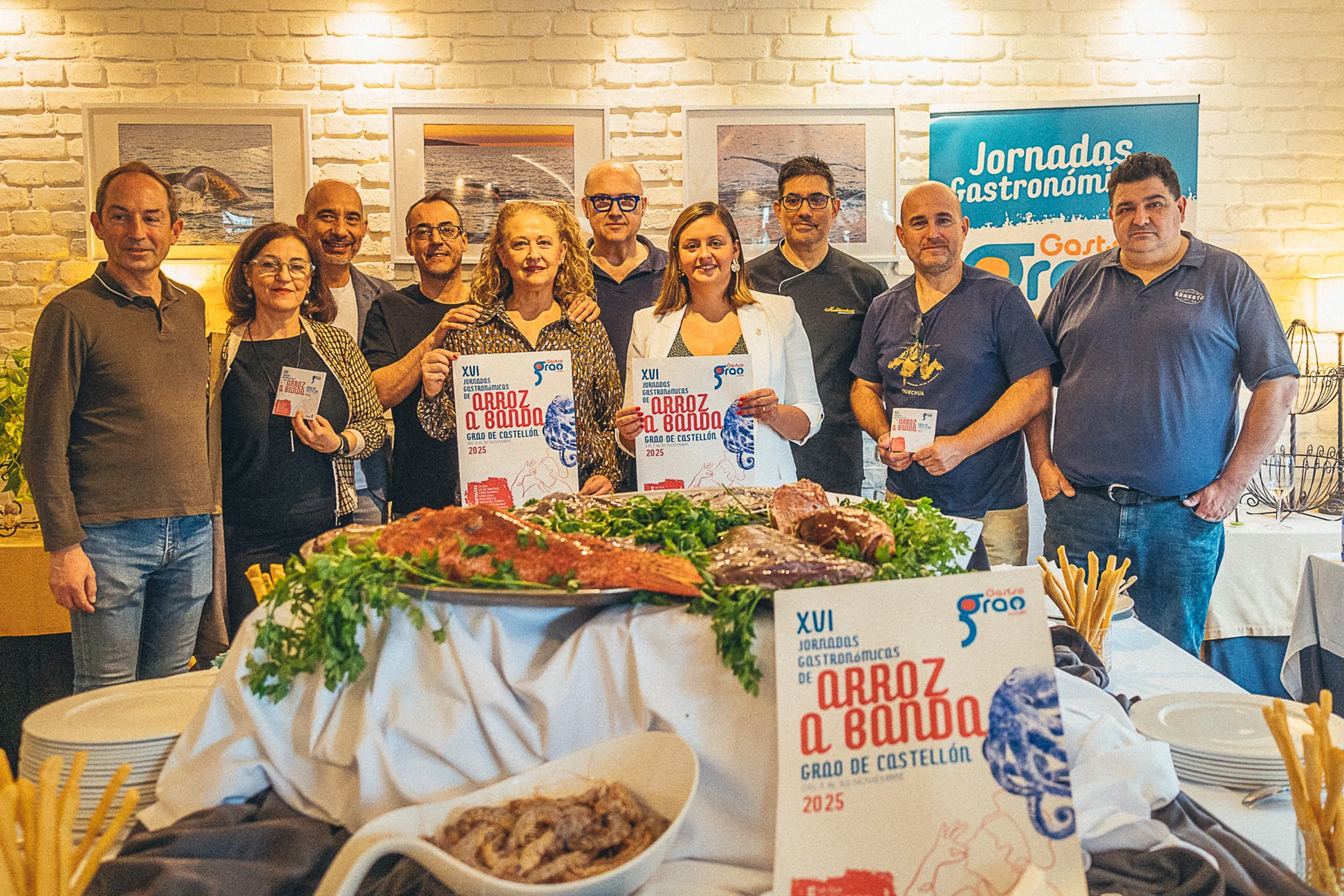 Presentación oficial de las XVI Jornadas Gastronómicas del Arroz a Banda en el Restaurante Mediterráneo