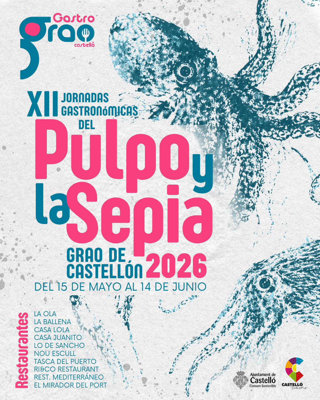 Jornadas Pulpo sepia grao castellón gastrograo