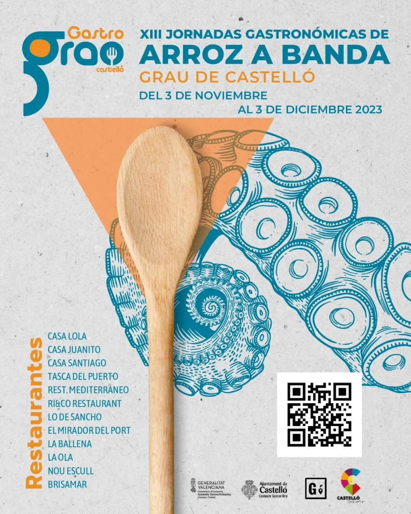 Portada del folleto XIII Arroz a Banda 2023