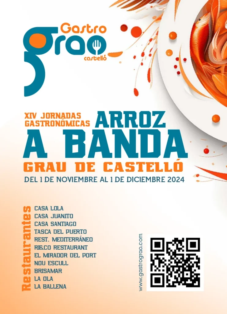 Portada del folleto XIV Arroz a Banda 2024