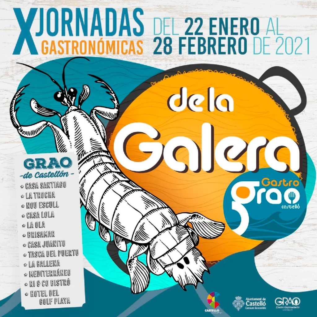 Portada del folleto X Galera 2021