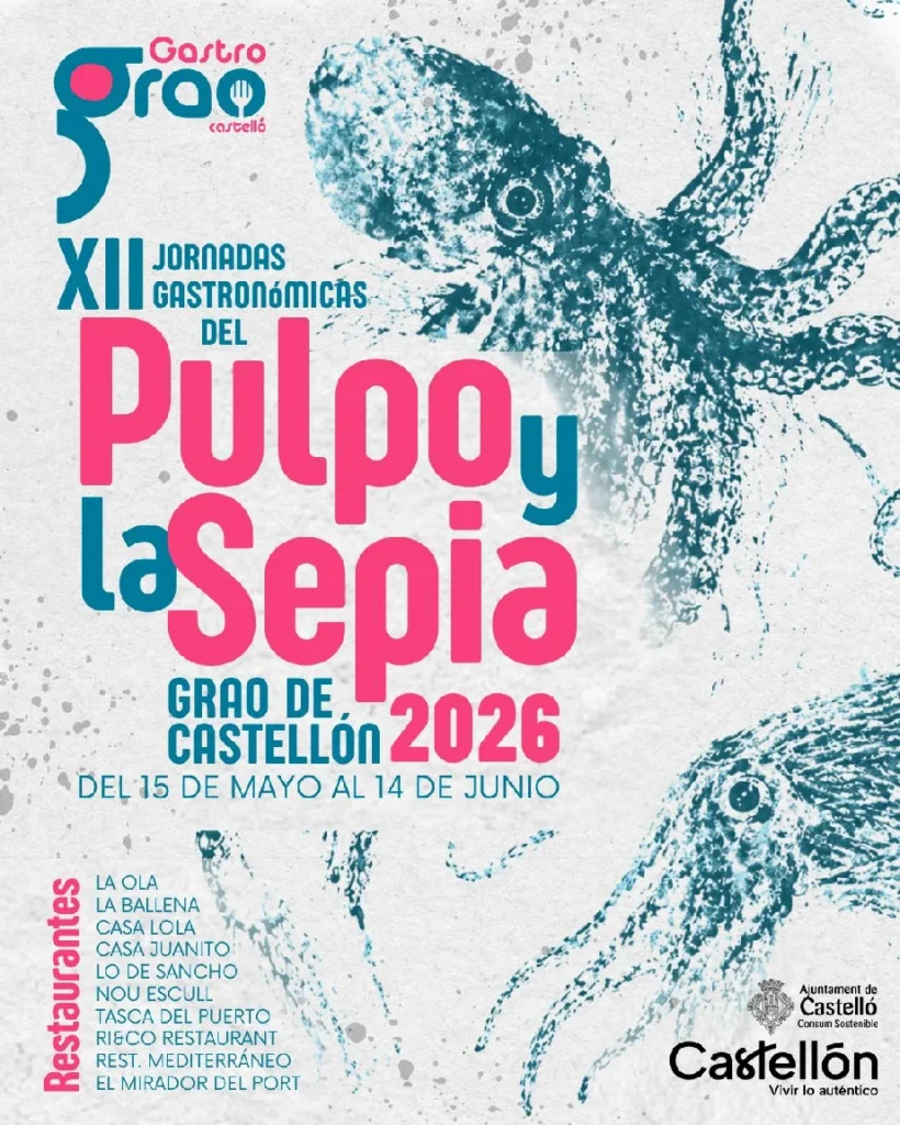 Portada del folleto XII Pulpo y Sepia 2026