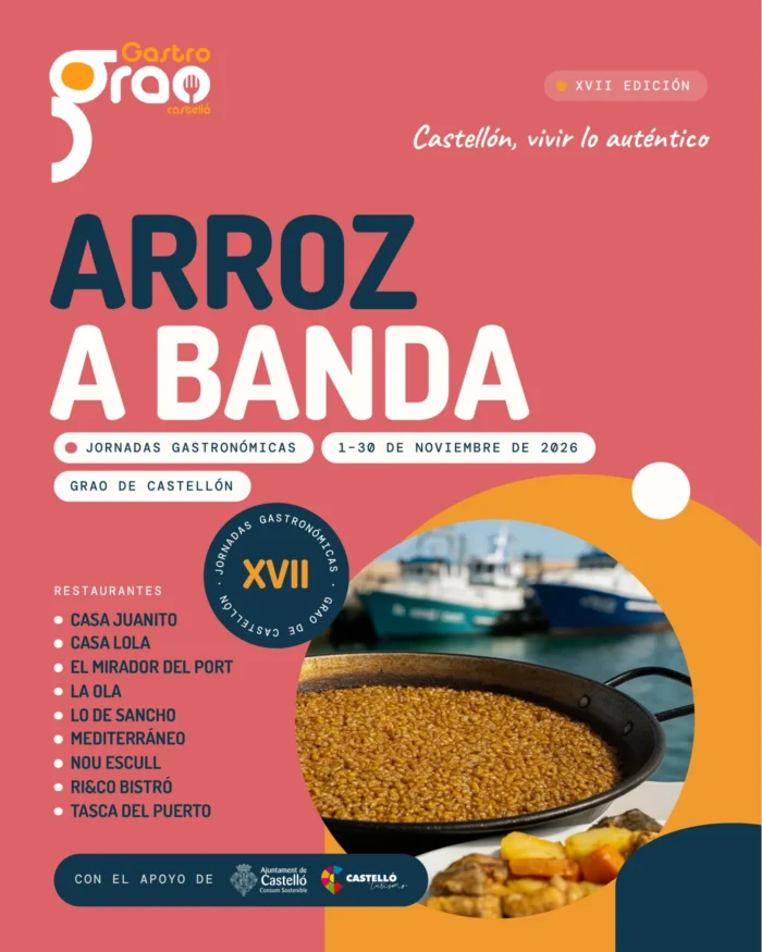 Portada del folleto XVII Arroz a Banda 2026
